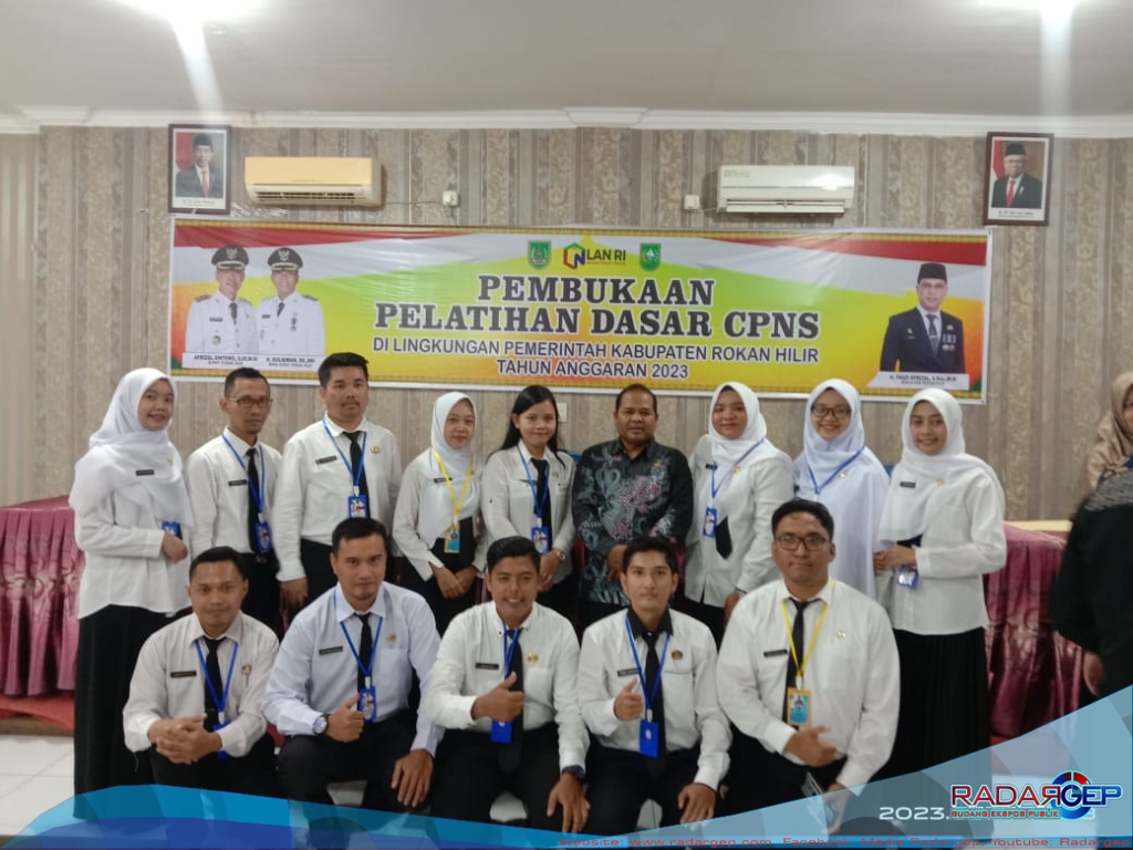 Sekda Rohil Buka Pelatihan Dasar CPNS di Lingkungan Pemkab Rohil